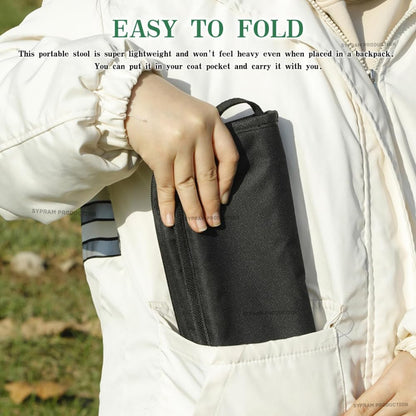 Folding Stool Chair,Camping Stool,Portable Folding Stool with Carry Bag