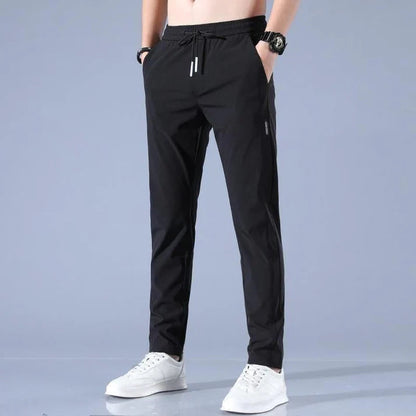 🔥 Buy 1 Get 1 Free • Premium Men’s High-Stretch Skinny Lycra Track Pants (Black & Grey)