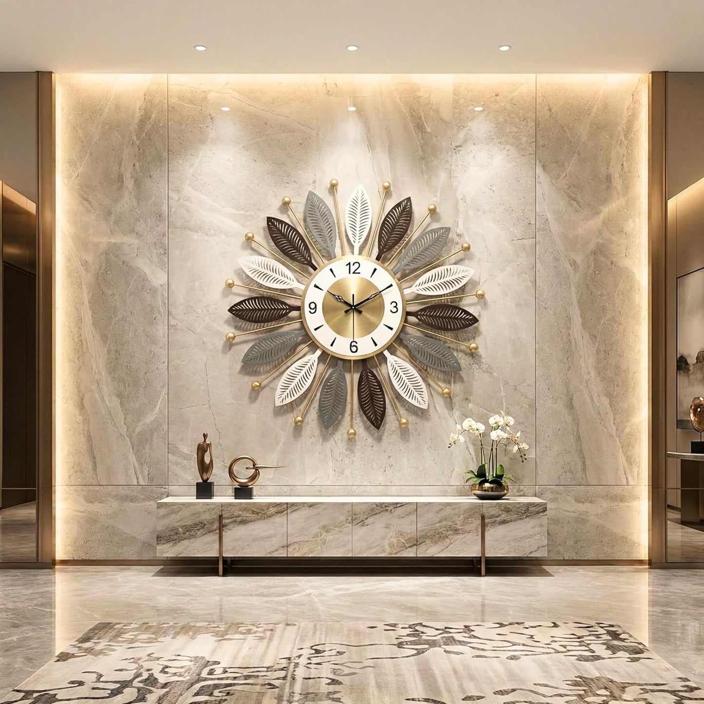 Decor Premium Metal Wall Clock for Home