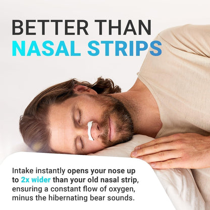 Magnetic Nose Strips for Breathing & Snoring Relief | Anti Snoring Nasal Dilator Clip for Better Sleep & Easy Breathing